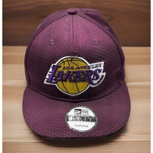 RARE - Los Angeles Lakers NBA New Era 9FIFTY Honeycomb Purple/Maroon Snapback